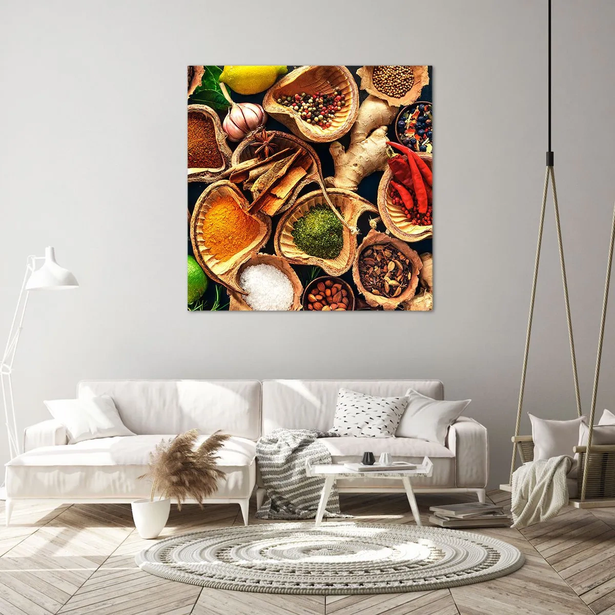 Canvastavla - Bild på duk - Ta vad du vill - 70x70 cm