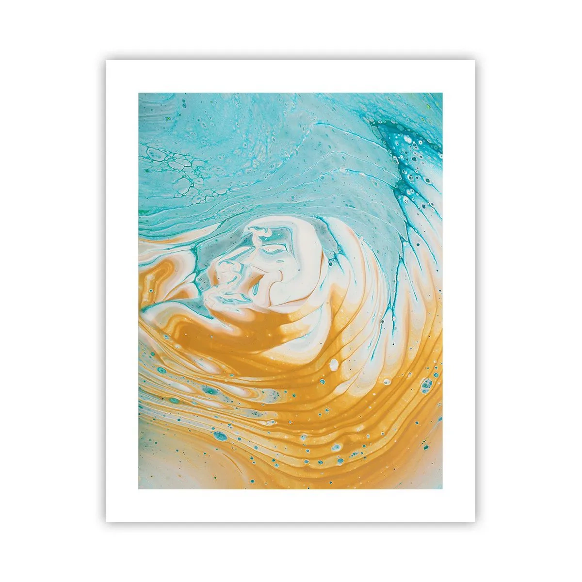 Affisch - Pastellfärgad virvel - 40x50 cm