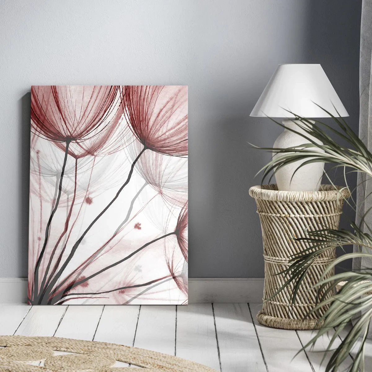 Canvastavla - Bild på duk - Före avresan - 45x80 cm