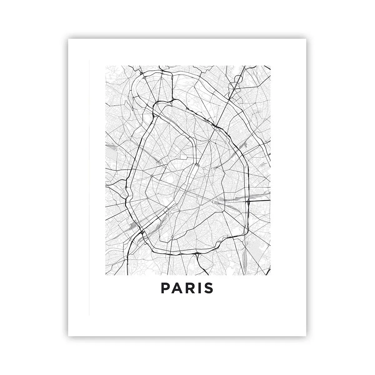 Affisch - Paris blomma - 40x50 cm