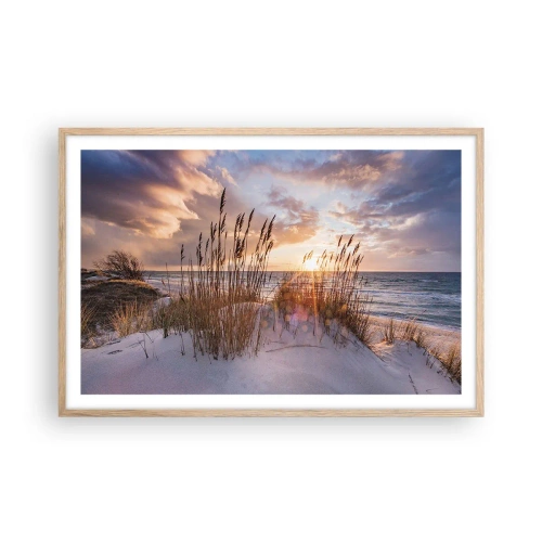 Affisch i ram av ljusek - Farväl till solen och vinden - 91x61 cm