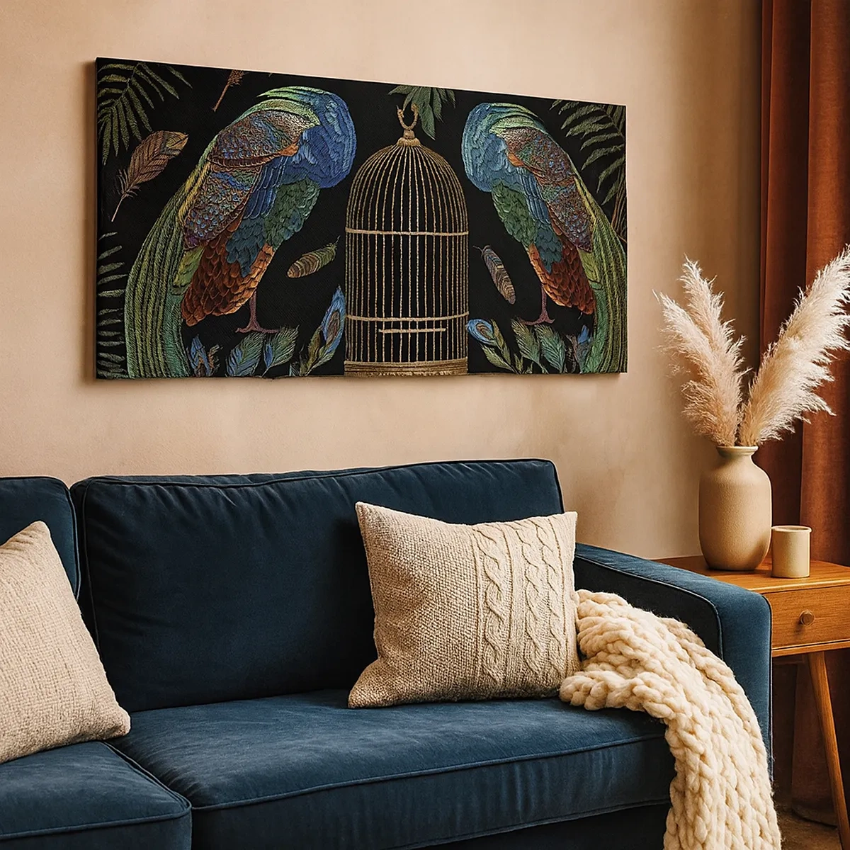 Canvastavla - Bild på duk - I kungliga kläder - 30x30 cm