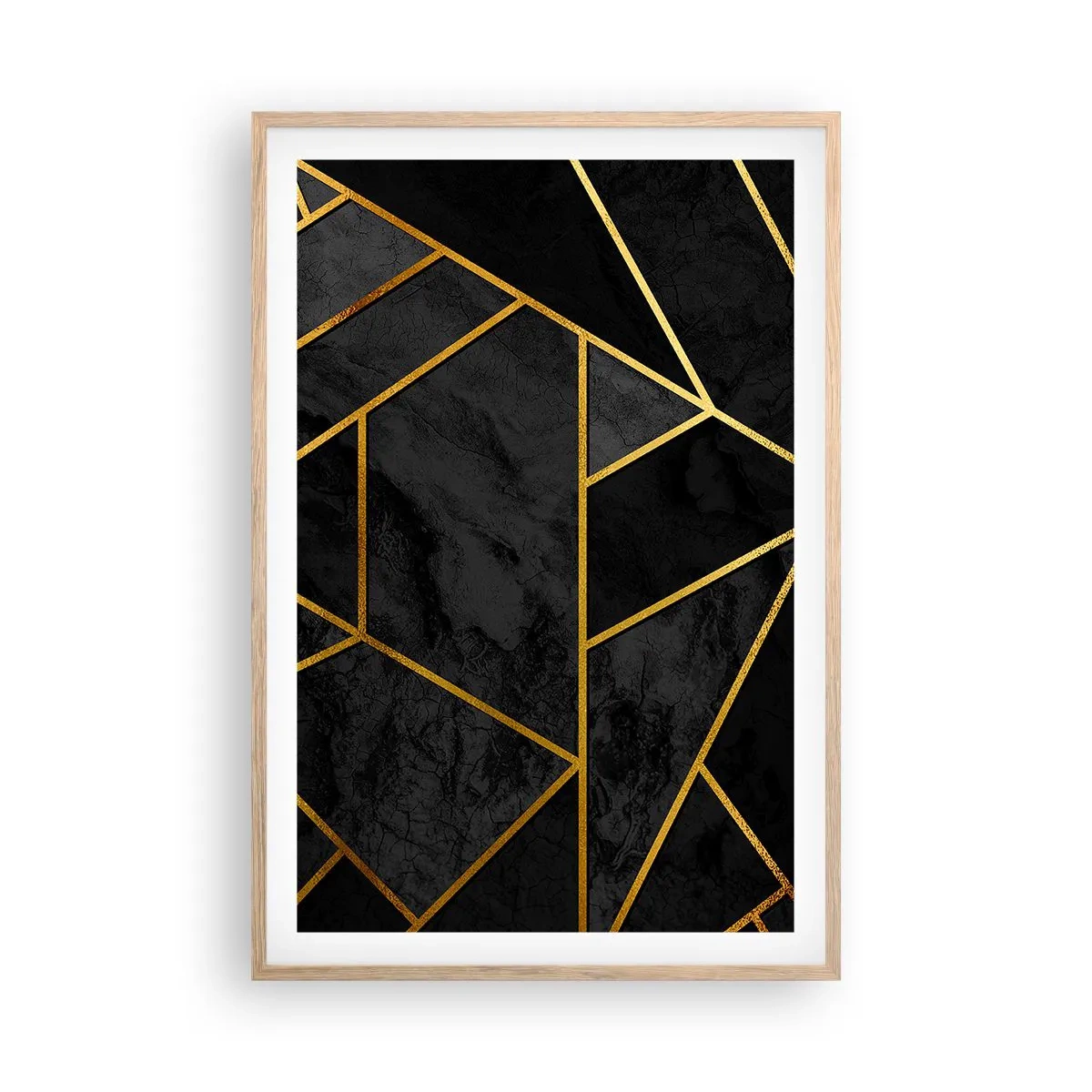 Affisch i ram av ljusek - Mörker och sken - 61x91 cm