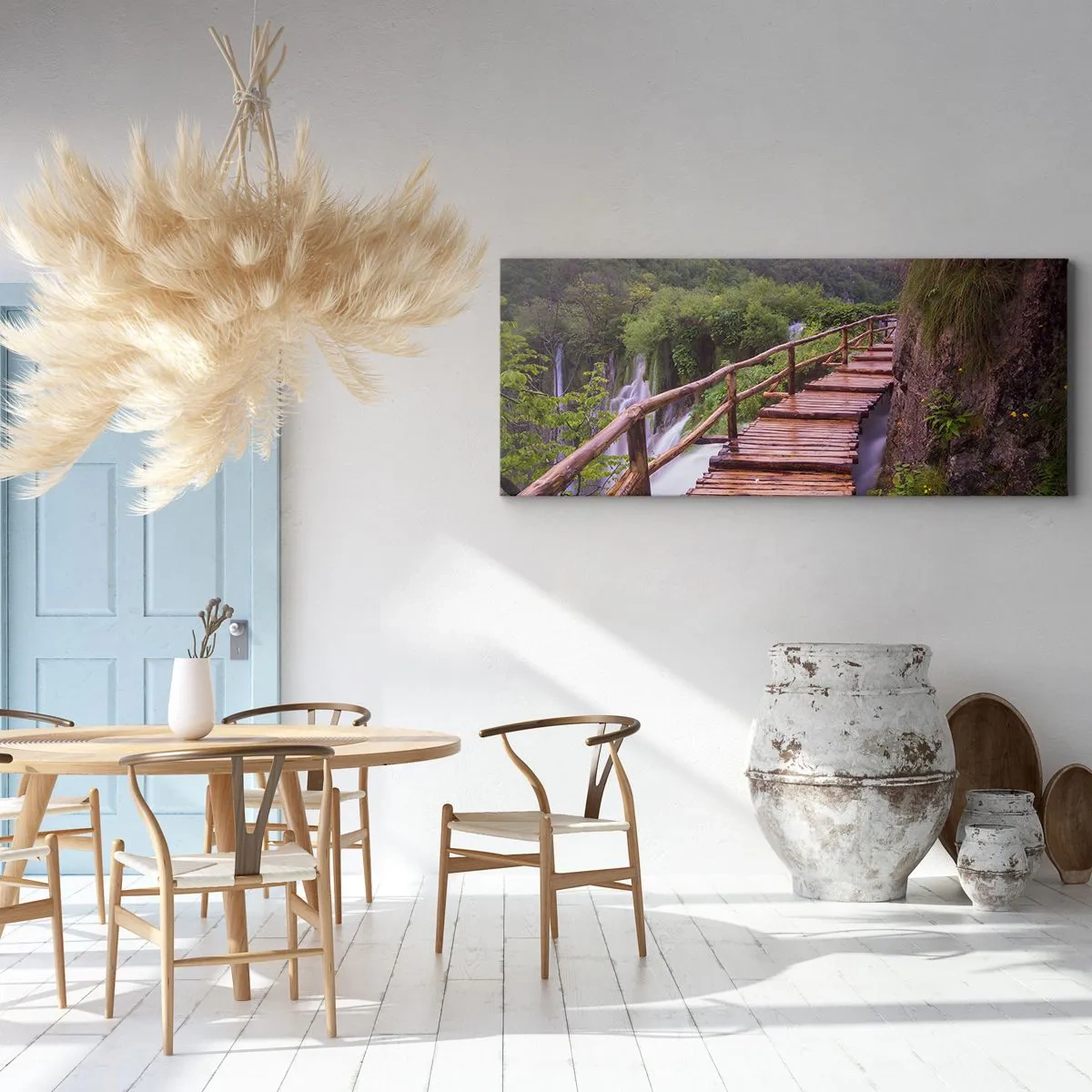 Canvastavla - Bild på duk - Otrolig skönhet - 90x30 cm