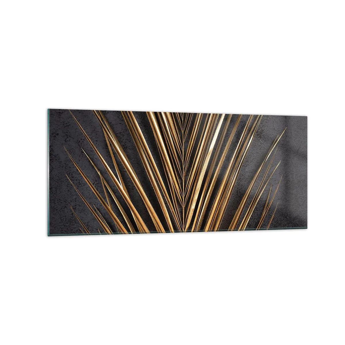 Glastavla - Bild på glas - Tropikens guld - 120x50 cm