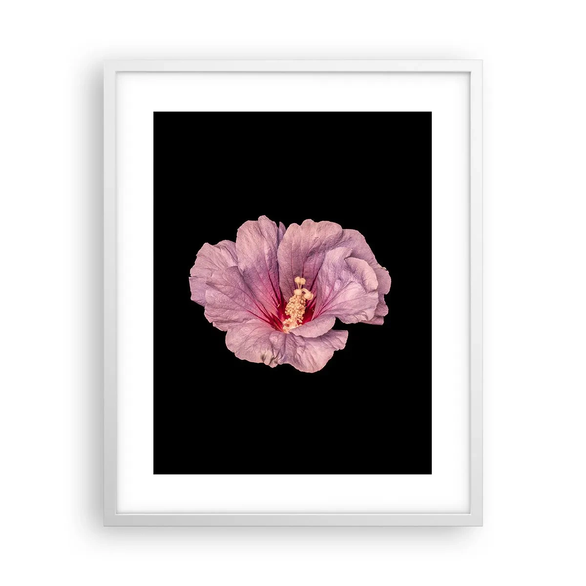 Affisch i vit ram - Rakt till hjärtat - 40x50 cm