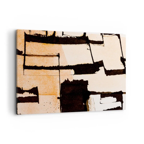 Canvastavla - Bild på duk - Ändå ordning - 100x70 cm