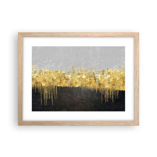 Affisch i ram av ljusek - Inåt och uppåt - 40x30 cm