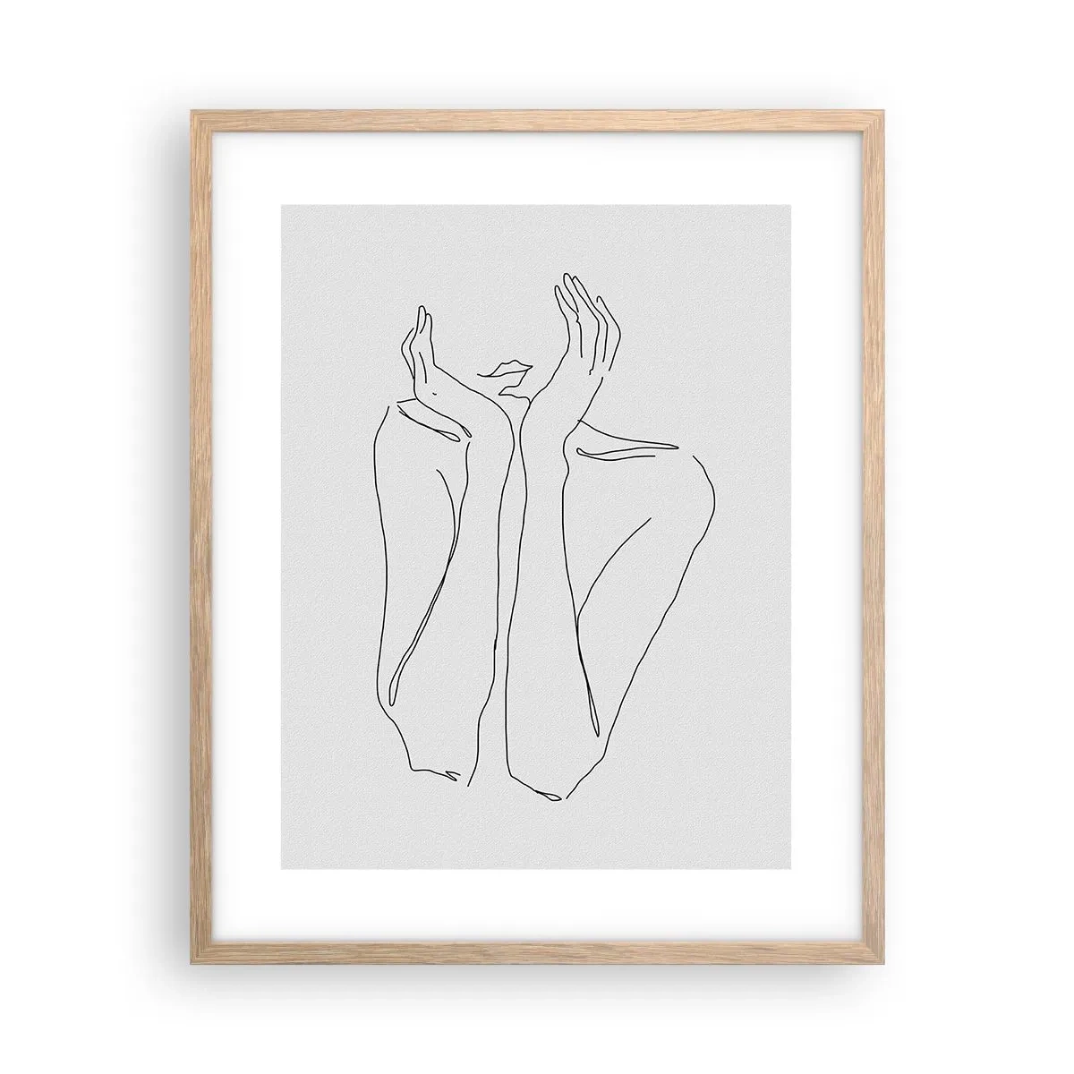 Affisch i ram av ljusek - Vad flickorna drömmer om - 40x50 cm