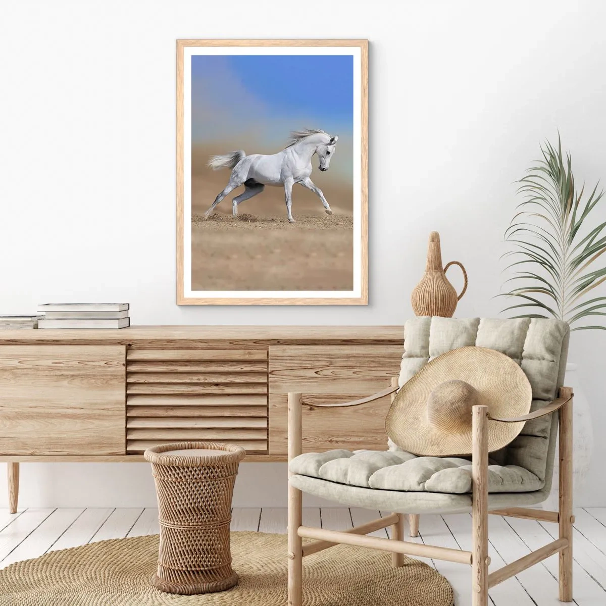 Affisch i ram av ljusek - Den vackraste arabiska sagan - 61x91 cm