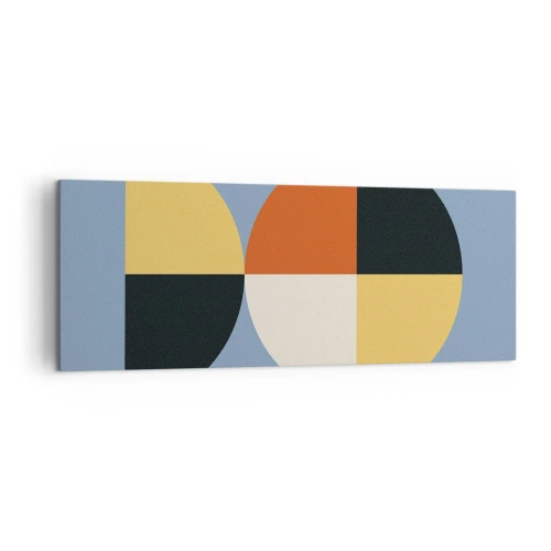 Canvastavla - Bild på duk - Titta och räkna - 140x50 cm