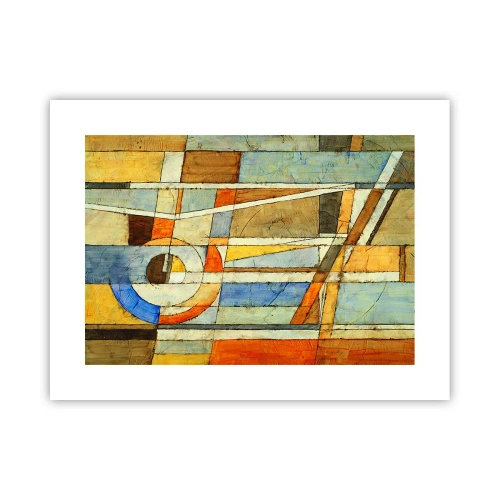 Affisch - Kubismen på bygget - 40x30 cm