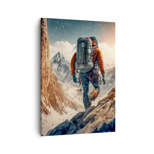 Canvastavla - Bild på duk - Ensam krigare - 50x70 cm