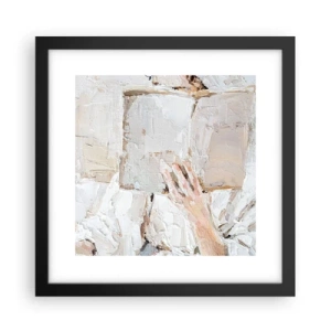 Affisch i svart ram - I en annan värld - 30x30 cm