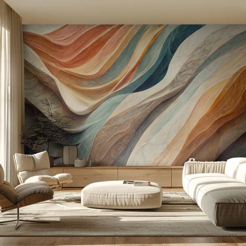 Fototapet Premium Canvas - Ögonblick före förändring - Textur, Mönster, Ljus - 300x210 cm