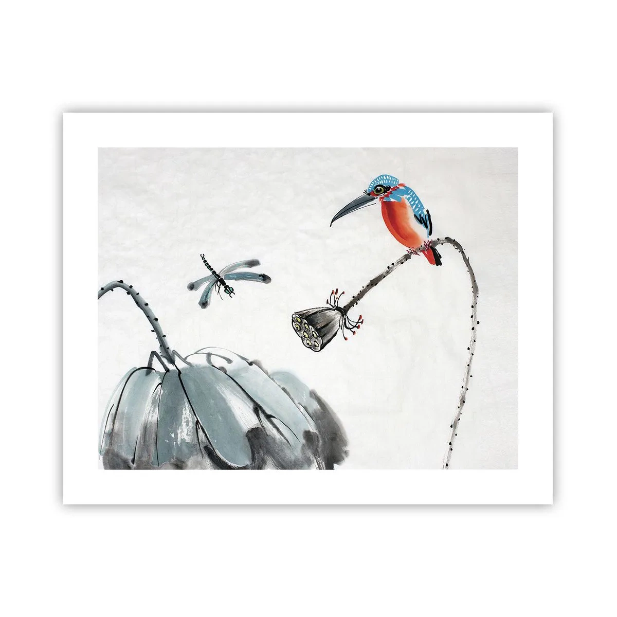 Affisch - Ängens liv - 50x40 cm