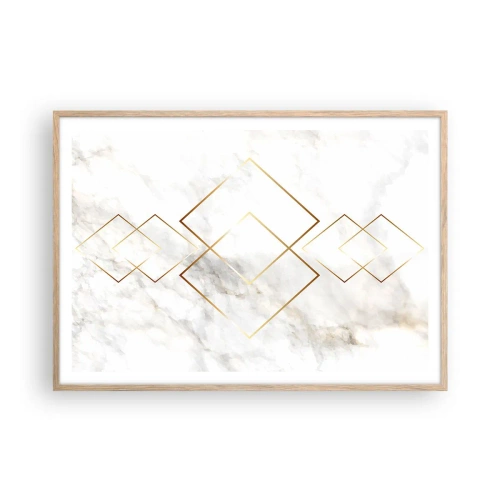 Affisch i ram av ljusek - Utsikt över oändlighet - 100x70 cm