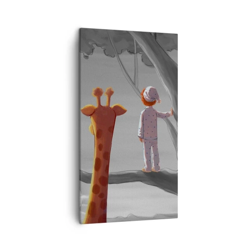 Canvastavla - Bild på duk - Det händer på riktigt - 45x80 cm