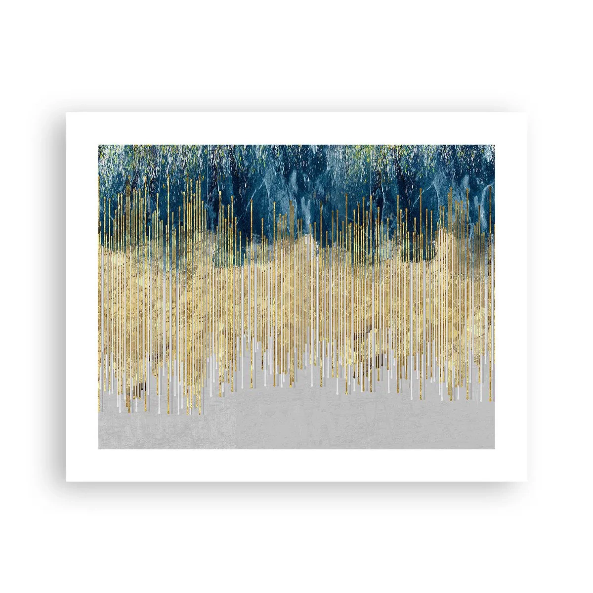 Affisch - Förgylld gräns - 50x40 cm