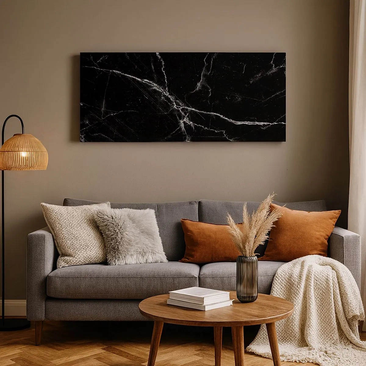 Canvastavla - Bild på duk - Stenens hemliga liv - 100x40 cm