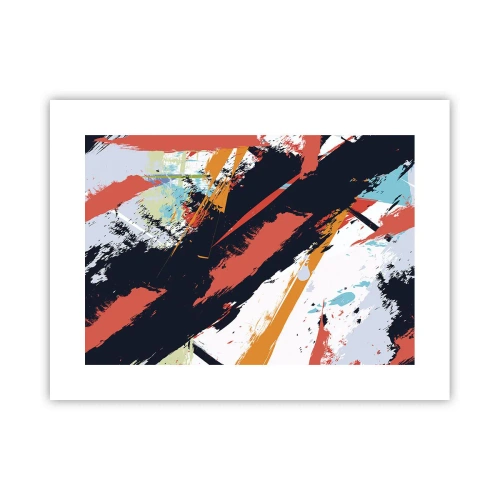 Affisch - Dynamisk komposition - 40x30 cm