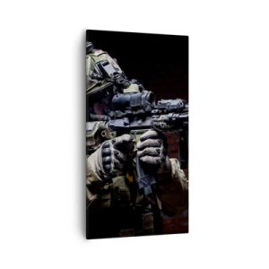 Canvastavla - Bild på duk - Dödligt effektiv - 55x100 cm