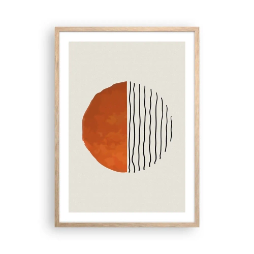 Affisch i ram av ljusek - I japansk stämning - 50x70 cm