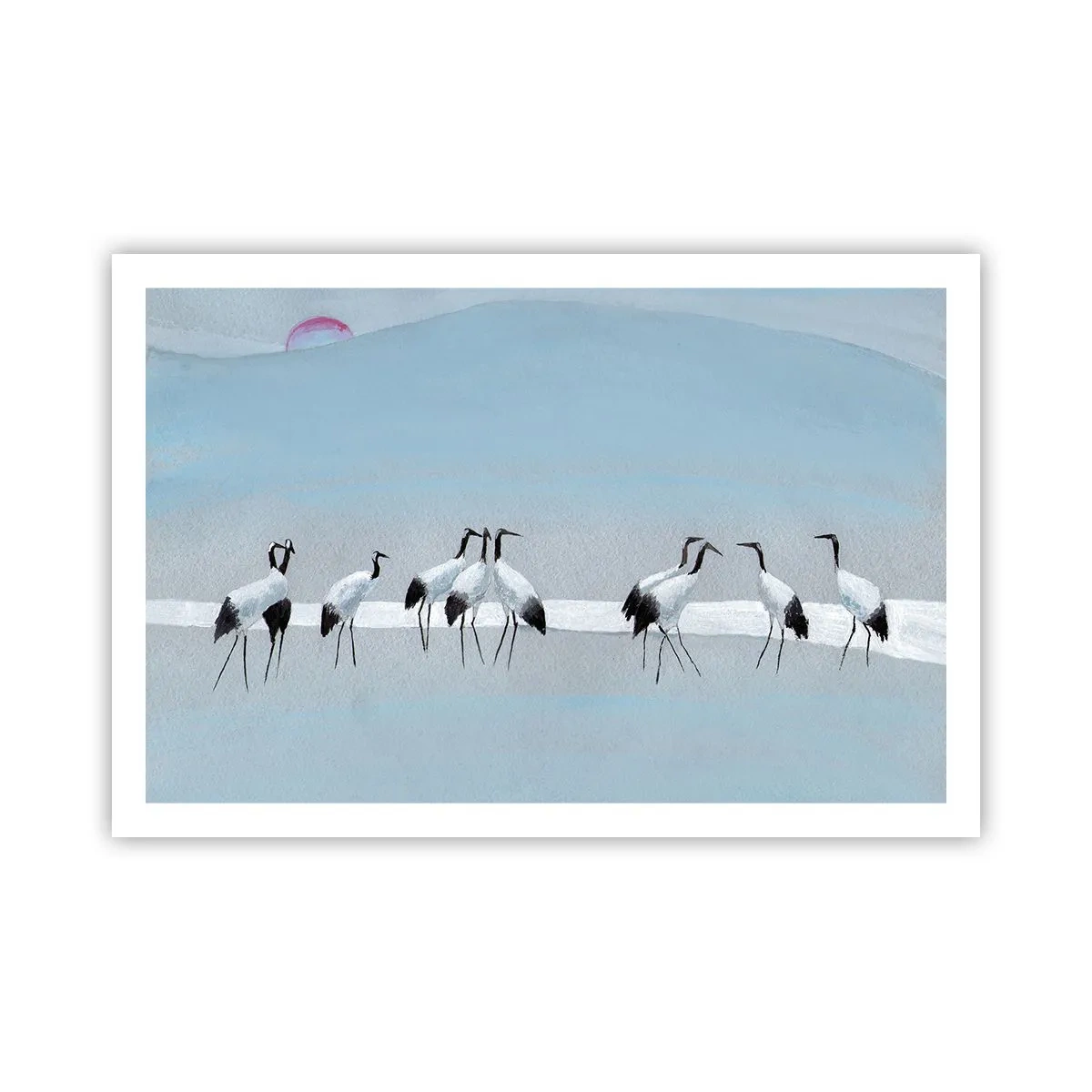 Affisch - Efter en het dag - 91x61 cm