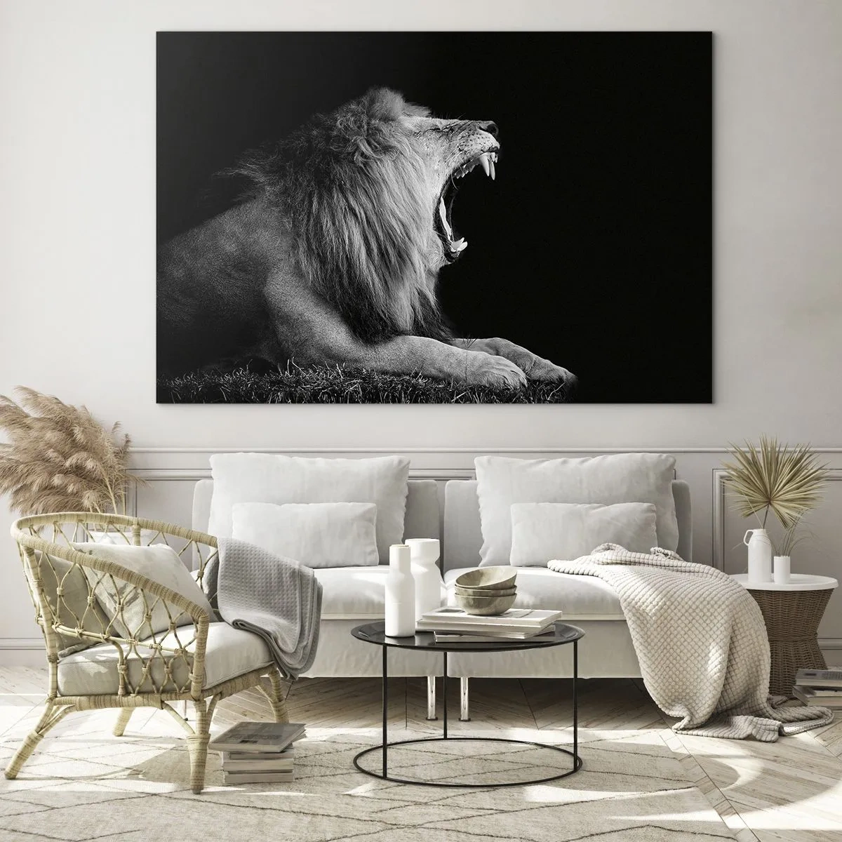 Glastavla - Bild på glas - Utan någon tvekan - 100x70 cm