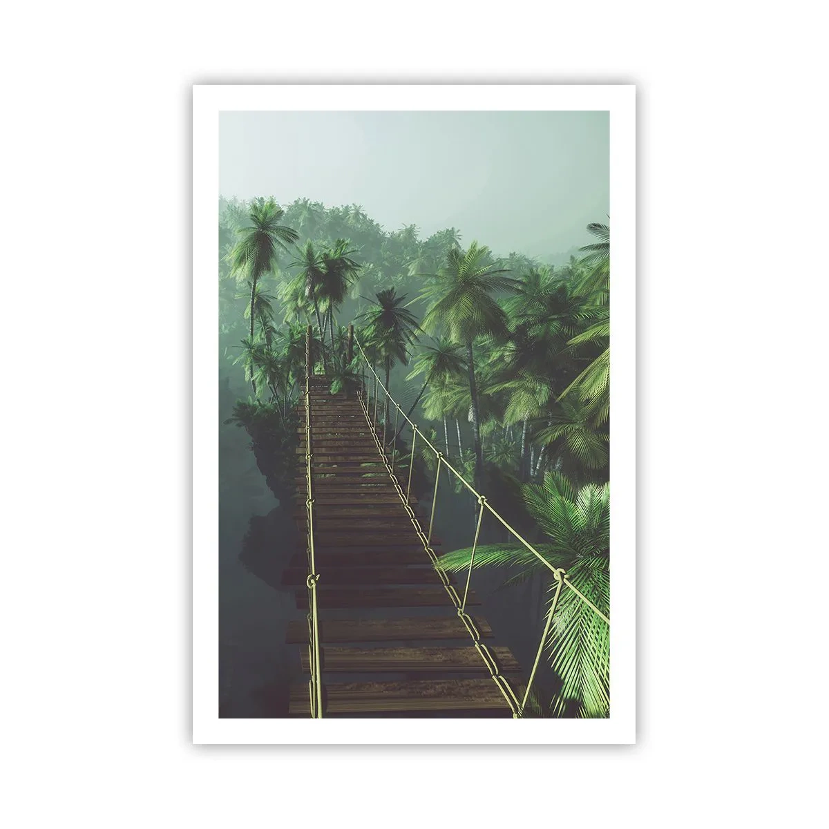 Affisch - Över grönskans kaos - 61x91 cm