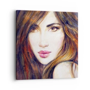 Canvastavla - Bild på duk - Ett öre för dina tankar - 40x40 cm