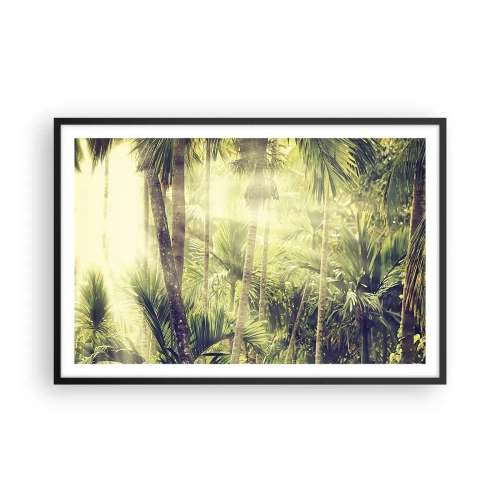 Affisch i svart ram - I gröna glöden - 91x61 cm