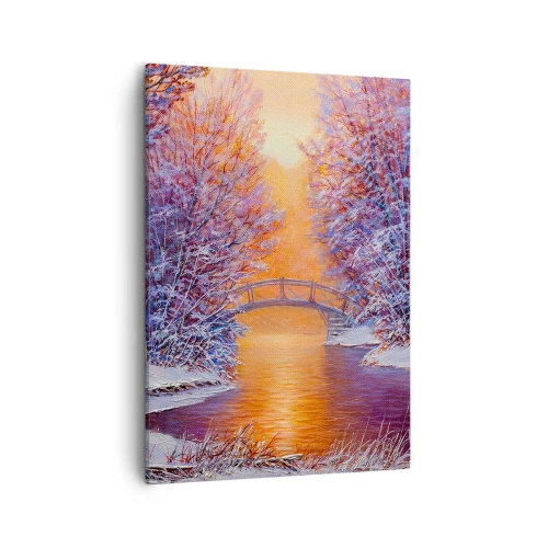 Canvastavla - Bild på duk - Låt oss mötas här - 50x70 cm