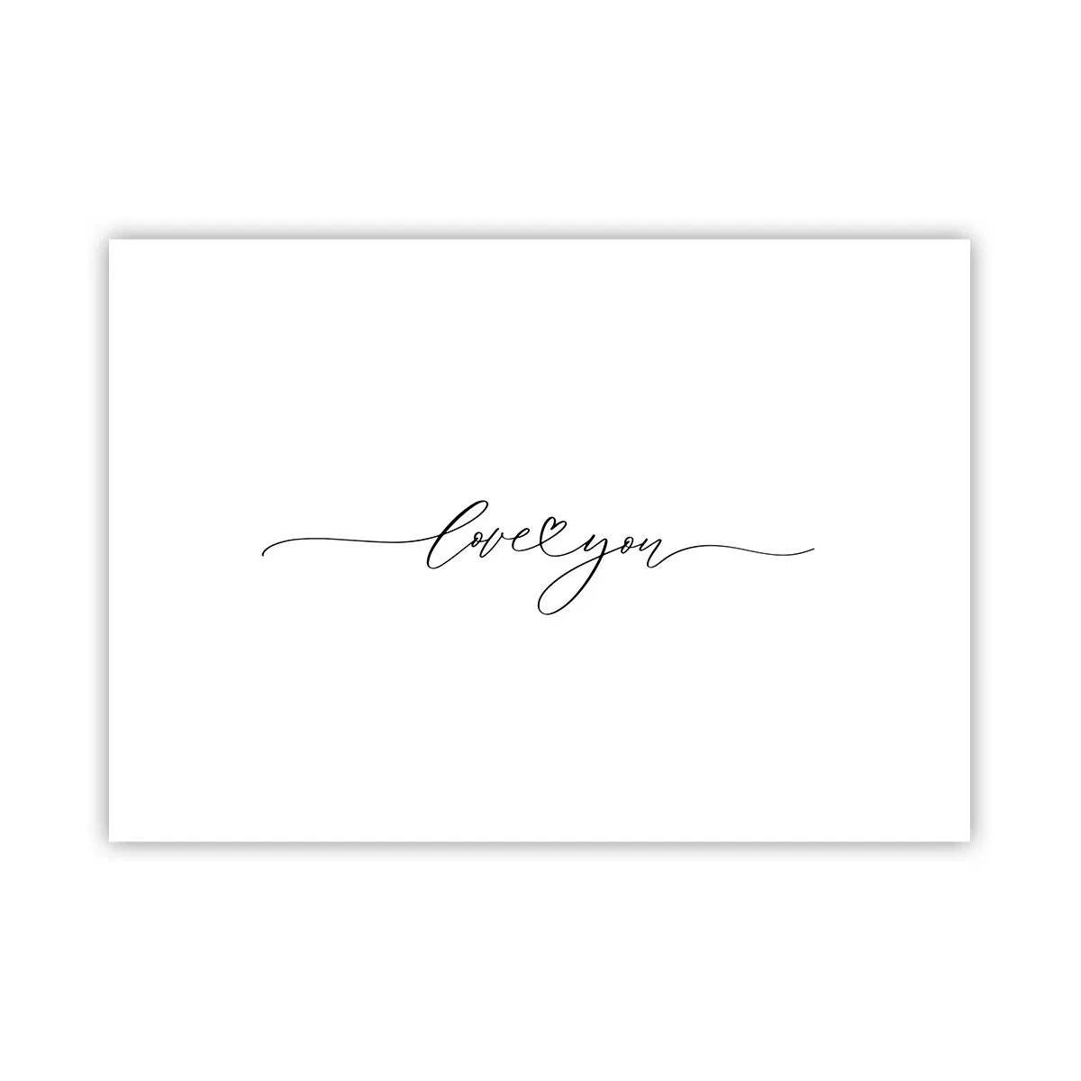 Affisch - Svart på vitt - 100x70 cm