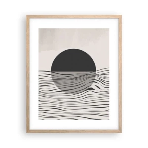 Affisch i ram av ljusek - Halvdan komposition - 40x50 cm