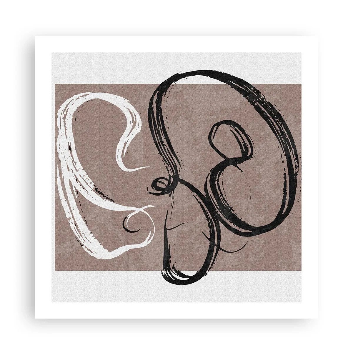 Affisch - Komposition - sökande efter fullständighet - 60x60 cm