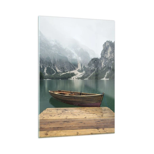 Glastavla - Bild på glas - Naturens mäktighet - 50x70 cm