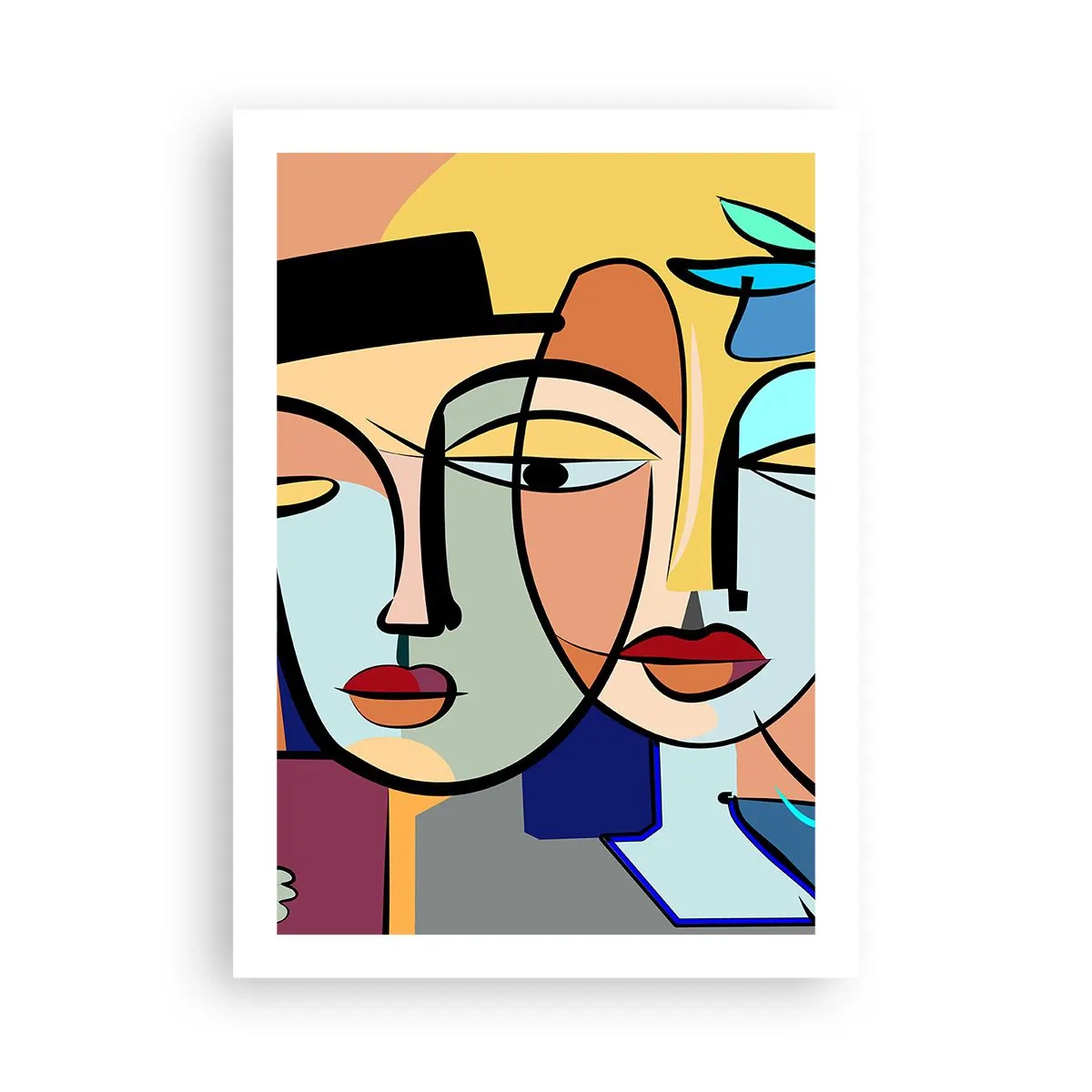Affisch - Picassos randez vous - 50x70 cm