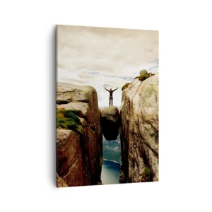 Canvastavla - Bild på duk - Hur jag mår?! - 50x70 cm