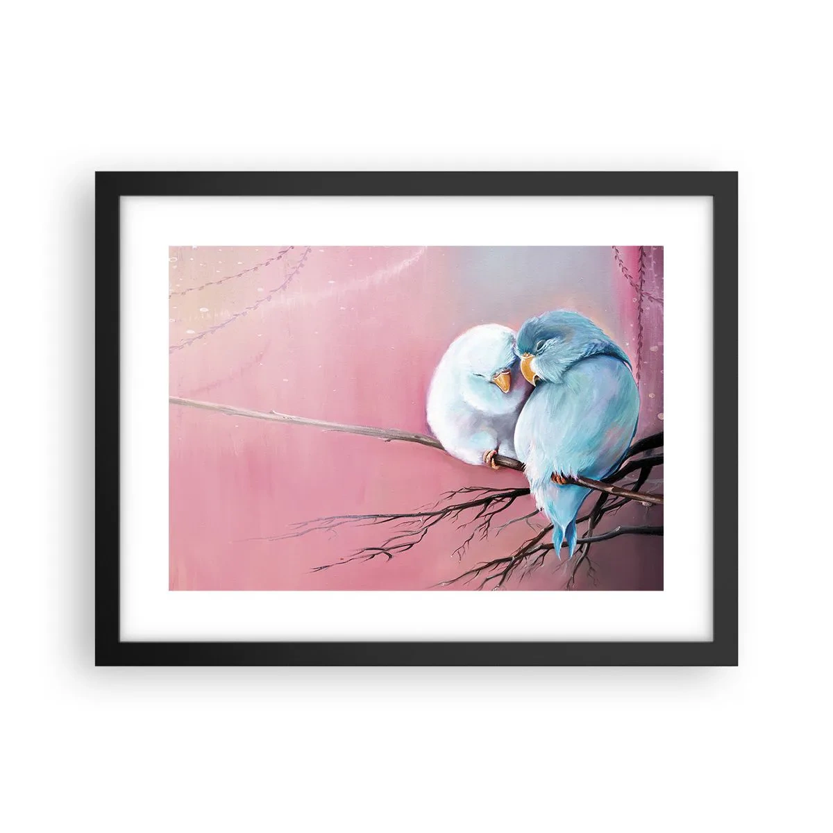 Affisch i svart ram - Lägga till något?… - 40x30 cm