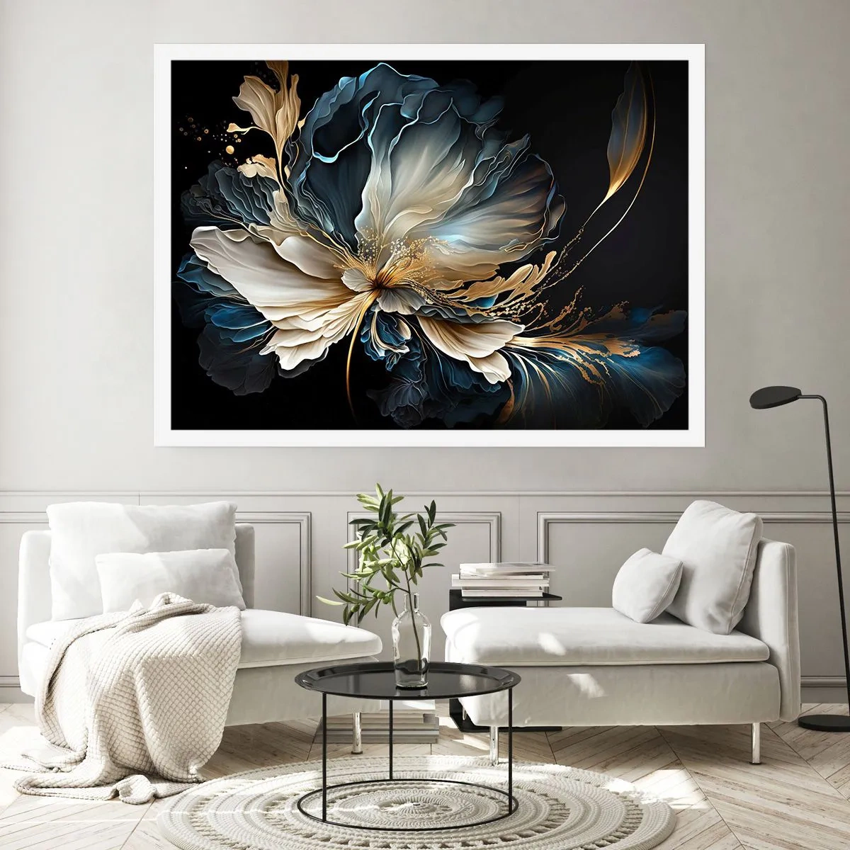 Affisch - Sagolik ormbunksblomma - 100x70 cm