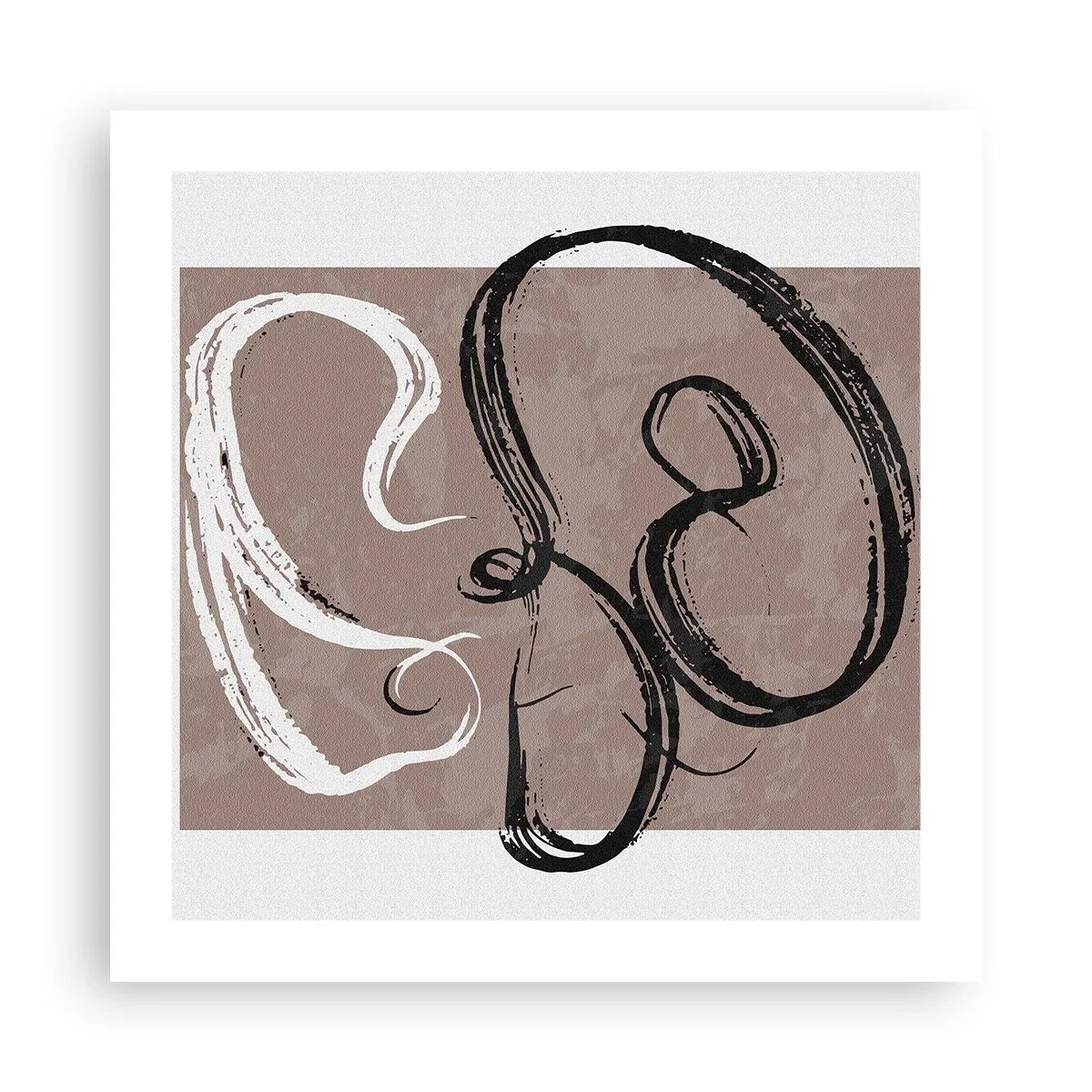 Affisch - Komposition - sökande efter fullständighet - 50x50 cm