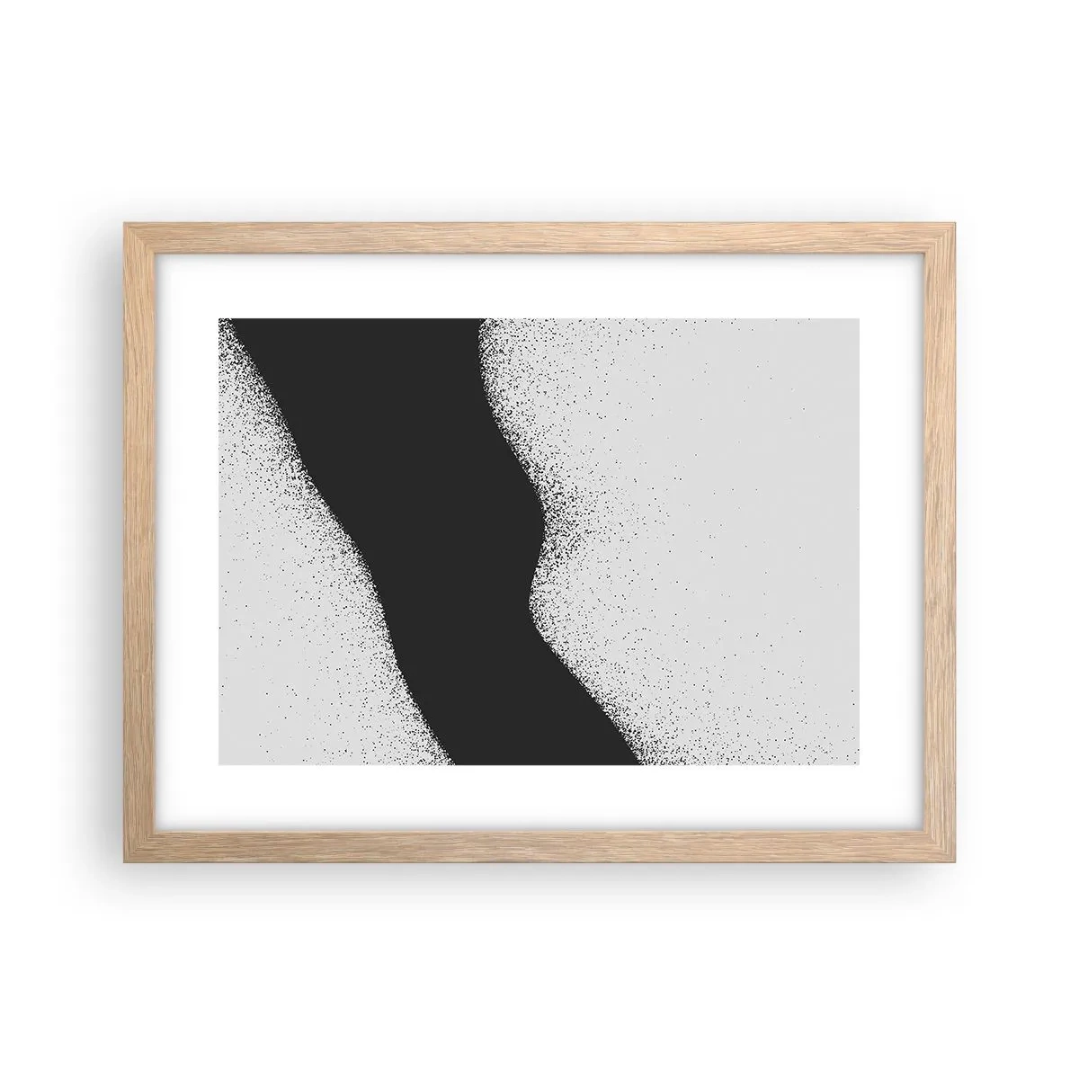 Affisch i ram av ljusek - Flytande balans - 40x30 cm