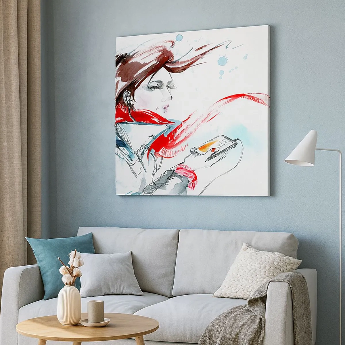 Canvastavla - Bild på duk - Spel inuti mig - 30x30 cm