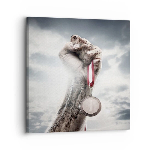 Canvastavla - Bild på duk - Per aspera ad astra - 30x30 cm