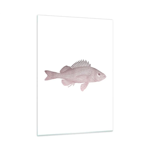 Glastavla - Bild på glas - Storögd fisk - 50x70 cm