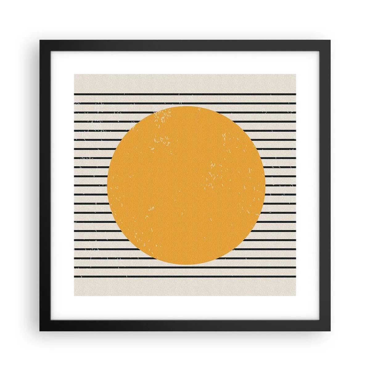 Affisch i svart ram - Enkelhetens kraft - 40x40 cm