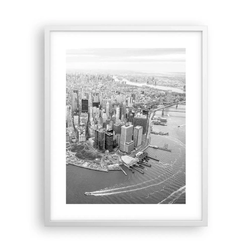 Affisch i vit ram - Hur man inte älskar? - 40x50 cm