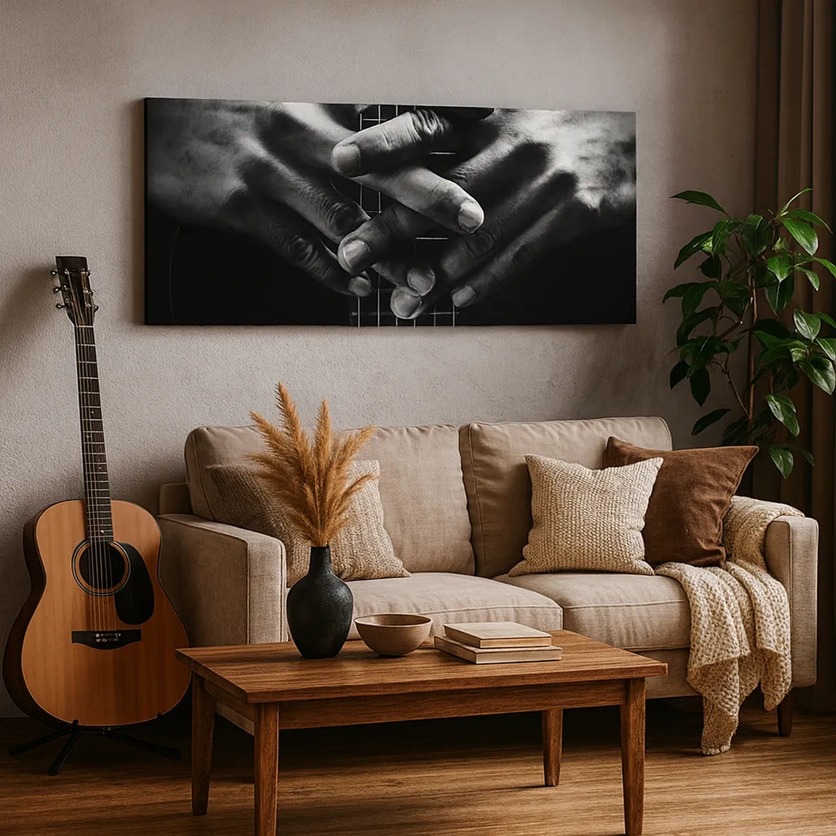 Canvastavla - Bild på duk - Artistens bön - 30x30 cm