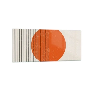 Glastavla - Bild på glas - Alltid solen - 120x50 cm